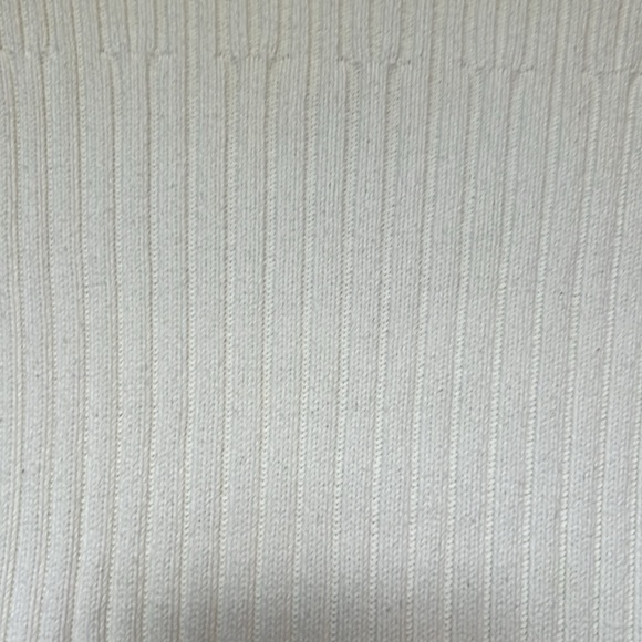 White Ribbed Sweater - Picture 3 of 3